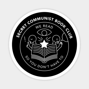 Secret Commie Book Club Magnet